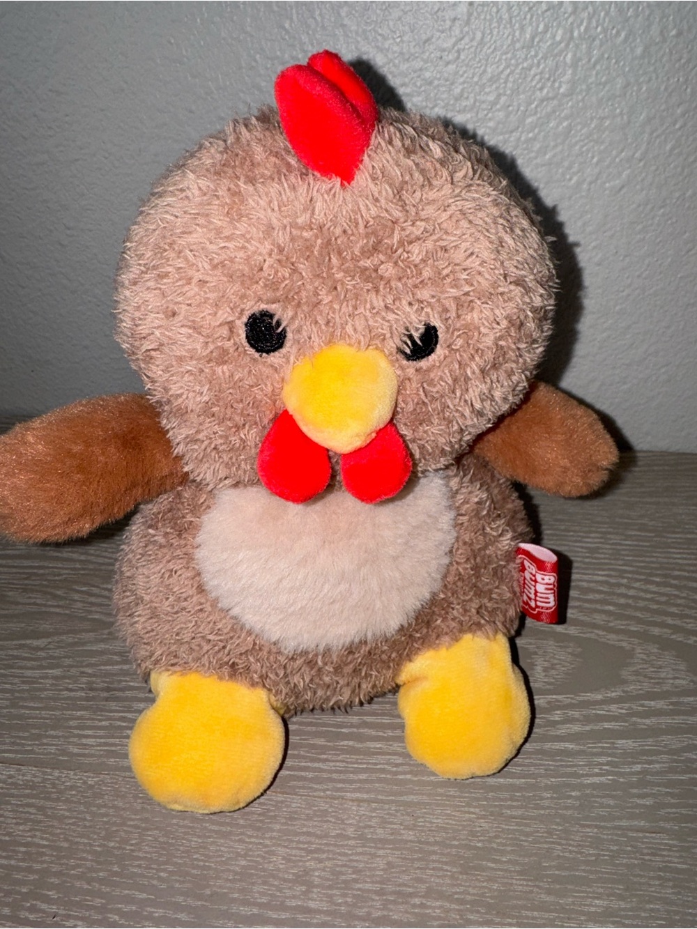 Bum Bumz Spring Collection Hailey The Rooster 8" Stuffed Plush Animal Jazwares